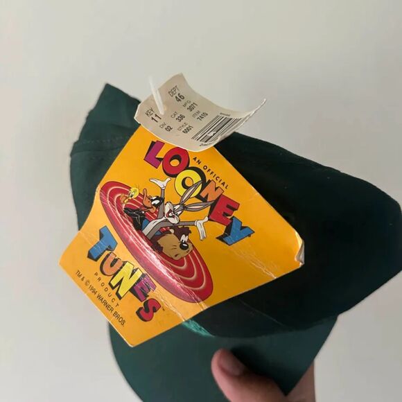 Vintage Looney Tunes Taz's Cranium Cover Snapback Hat - Picture 3 of 6